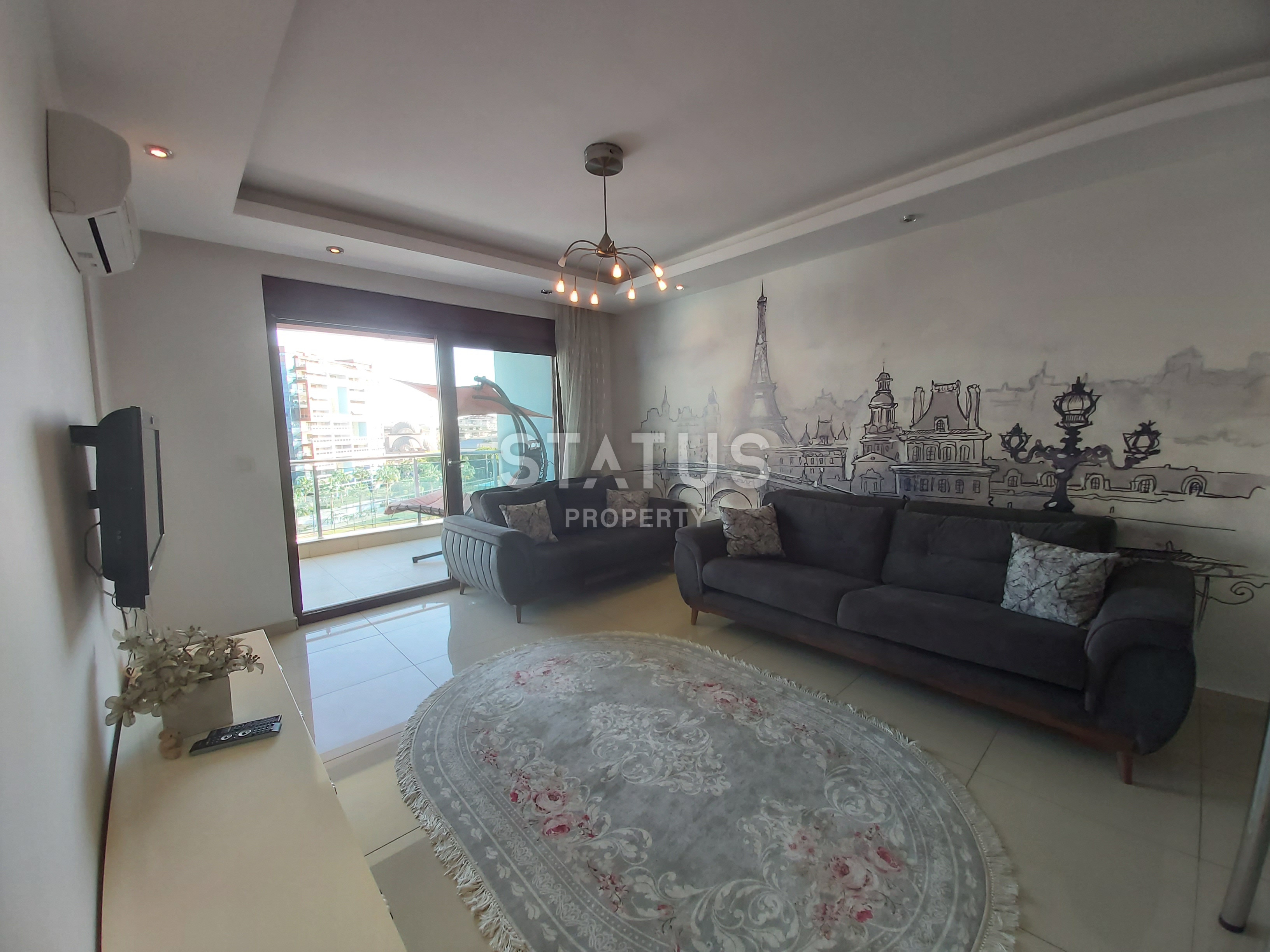 Two-room apartment in Cikcilli in a good complex, furniture+appliances, 65m2 фото 6