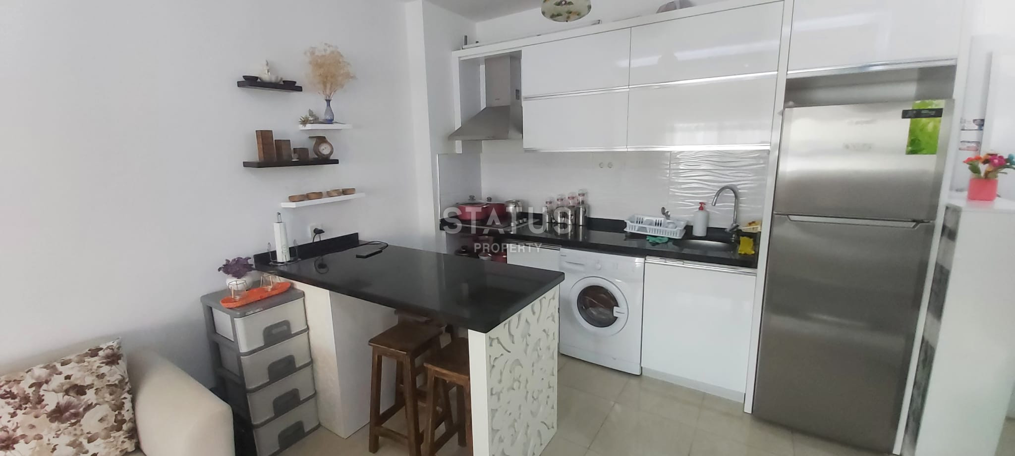 Двухкомнатная квартира у моря в Махмутларе, 65 м2 фото 4