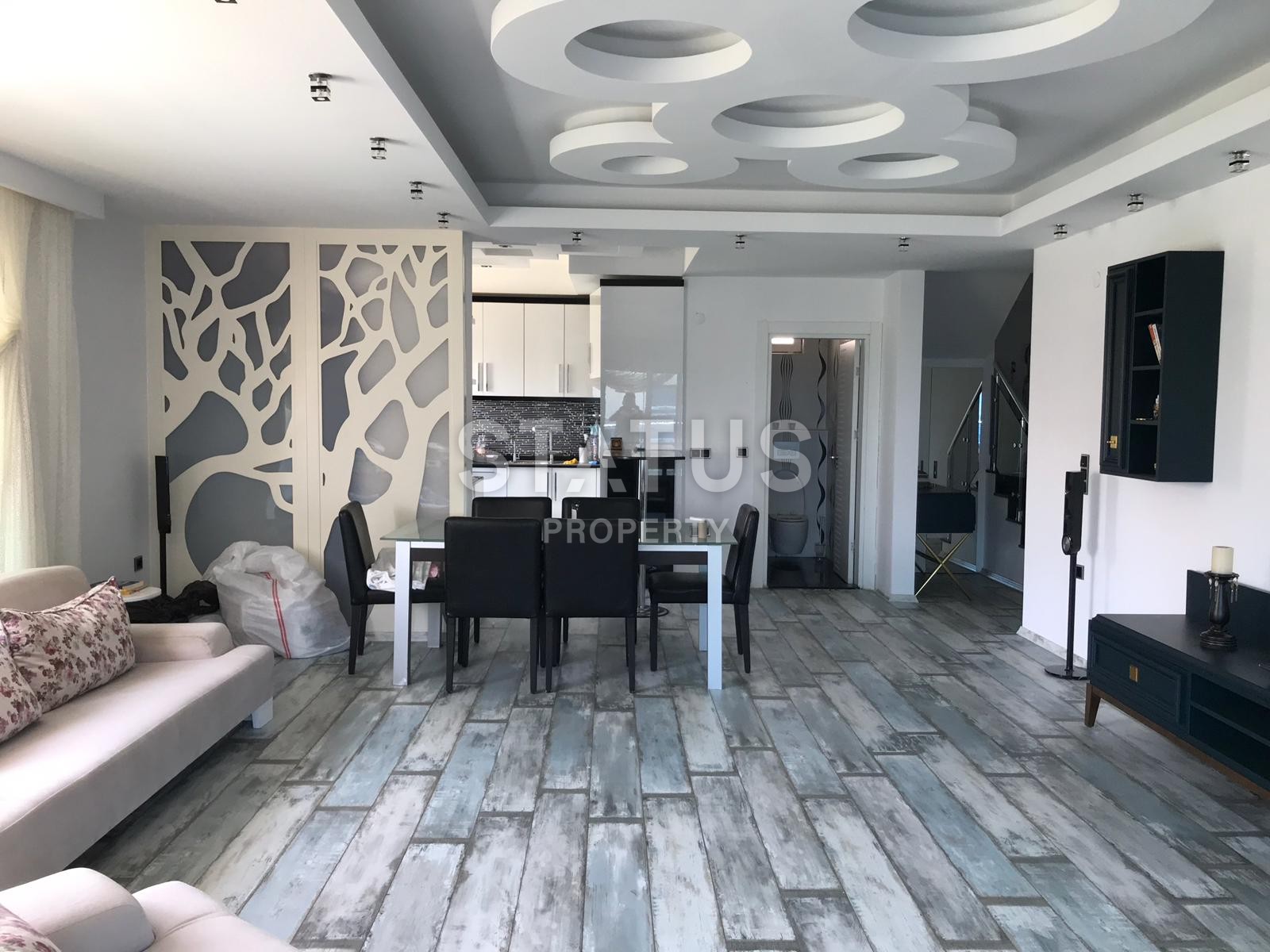 Двухуровневый пентхаус с видом на реку Дим Чай в Кестель, Алания, с хорошей мебелью, 120 кв. м. фото 4