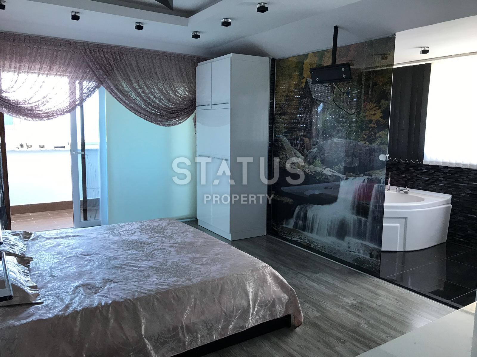 Двухуровневый пентхаус с видом на реку Дим Чай в Кестель, Алания, с хорошей мебелью, 120 кв. м. фото 11