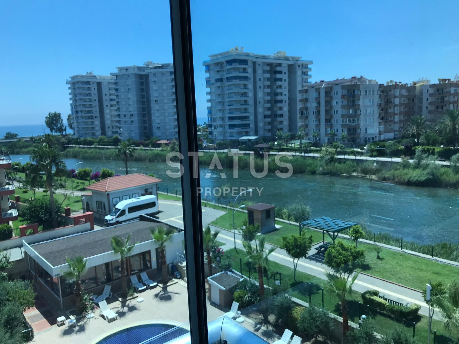 Двухуровневый пентхаус с видом на реку Дим Чай в Кестель, Алания, с хорошей мебелью, 120 кв. м. фото 16