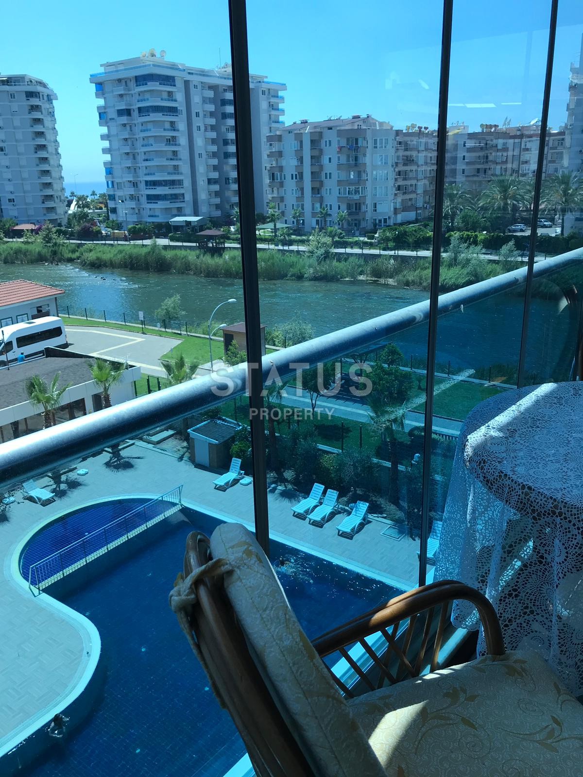 Двухуровневый пентхаус с видом на реку Дим Чай в Кестель, Алания, с хорошей мебелью, 120 кв. м. фото 18