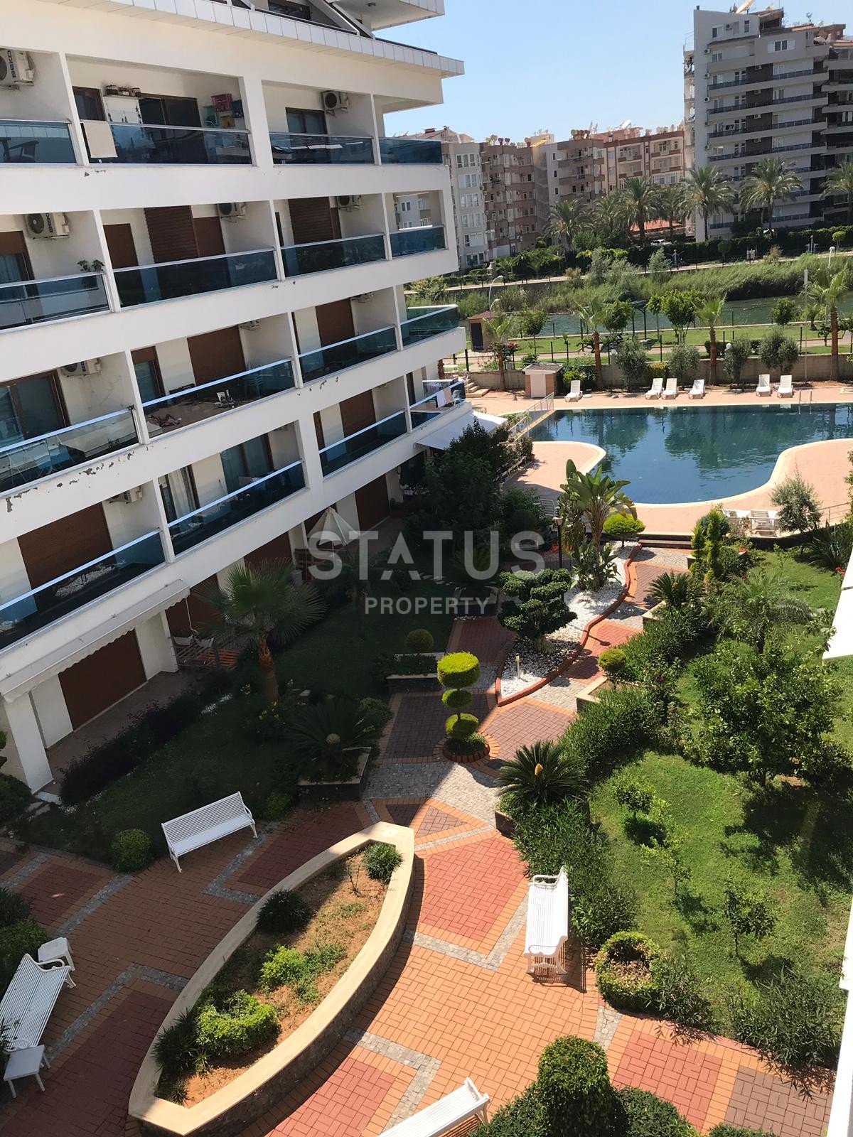 Двухуровневый пентхаус с видом на реку Дим Чай в Кестель, Алания, с хорошей мебелью, 120 кв. м. фото 20