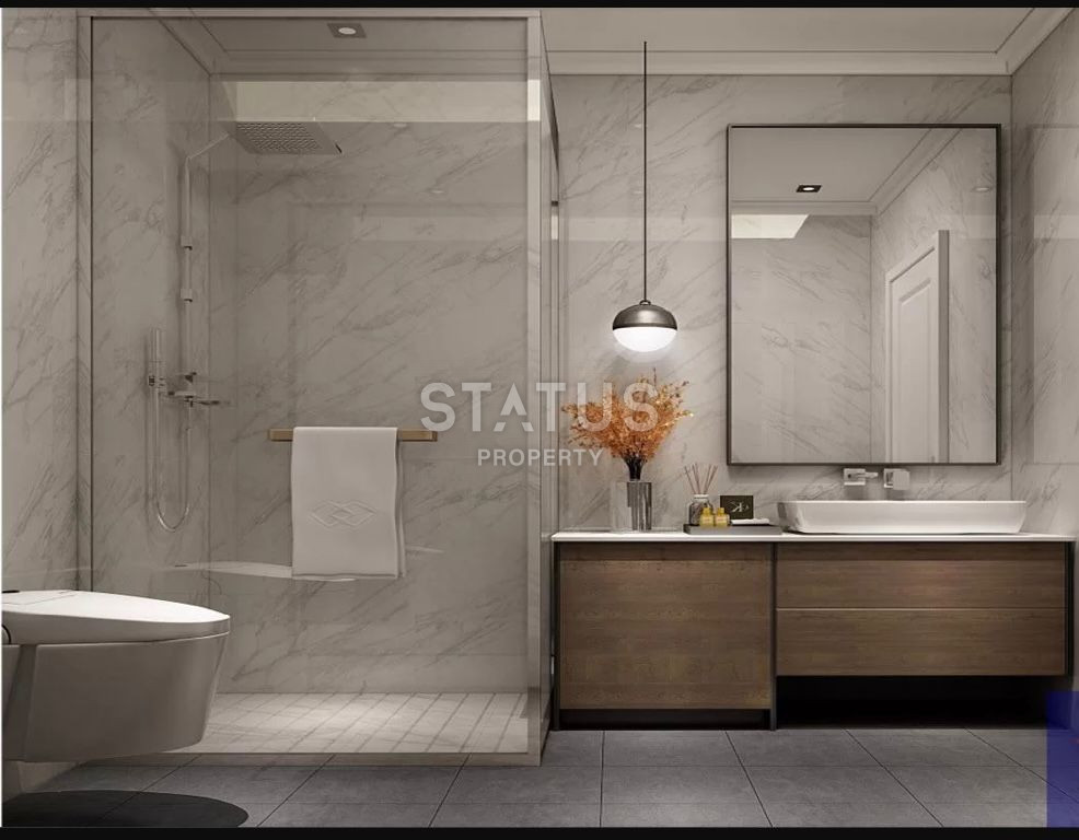 Квартира планировки 1+1 в строящемся комплексе в районе Оба, 35м.кв фото 5