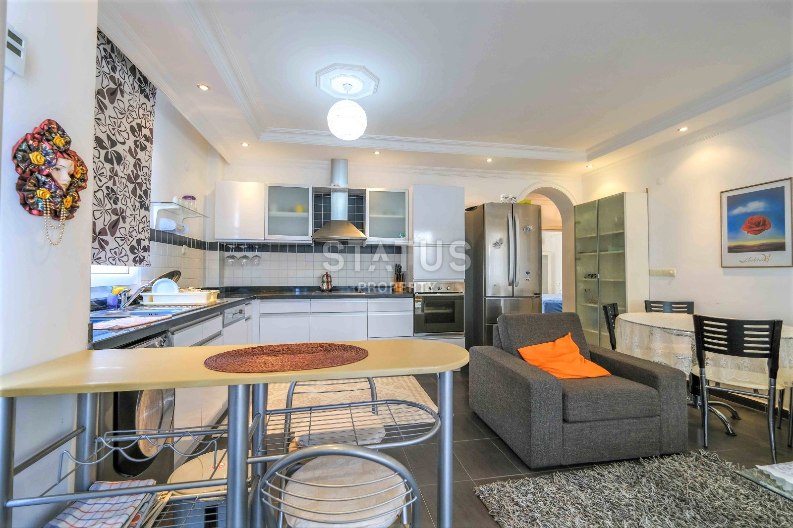 Уютная квартира 2+1 в элитном комплексе, 110 м2. Тосмур, Алания. фото 25