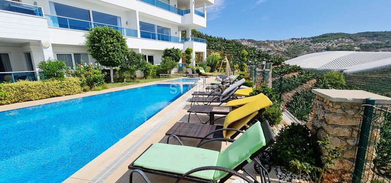 Меблированный дуплекс 3+1 с видом на море и природу, 280 м2. Каргыджак, Алания. фото 7