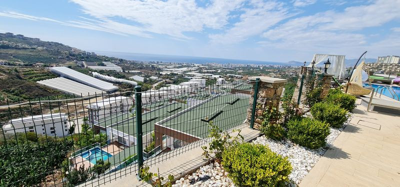 Меблированный дуплекс 3+1 с видом на море и природу, 280 м2. Каргыджак, Алания. фото 8