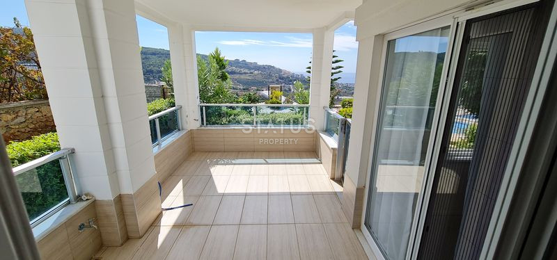 Меблированный дуплекс 3+1 с видом на море и природу, 280 м2. Каргыджак, Алания. фото 9