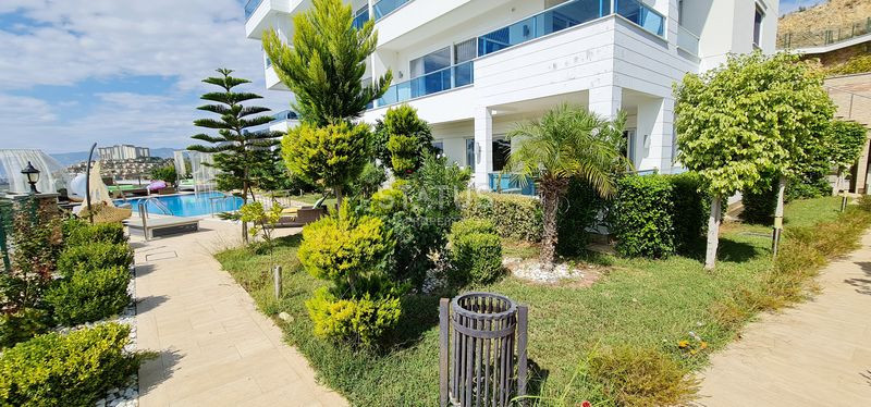 Меблированный дуплекс 3+1 с видом на море и природу, 280 м2. Каргыджак, Алания. фото 21