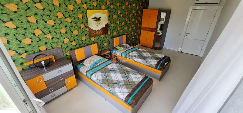 Меблированный дуплекс 3+1 с видом на море и природу, 280 м2. Каргыджак, Алания. фото 25