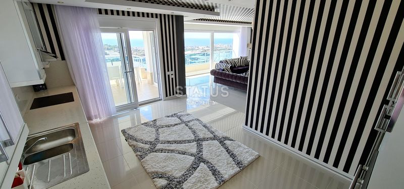 Меблированный дуплекс 3+1 с видом на море и природу, 280 м2. Каргыджак, Алания. фото 44