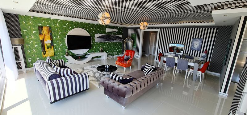 Меблированный дуплекс 3+1 с видом на море и природу, 280 м2. Каргыджак, Алания. фото 45