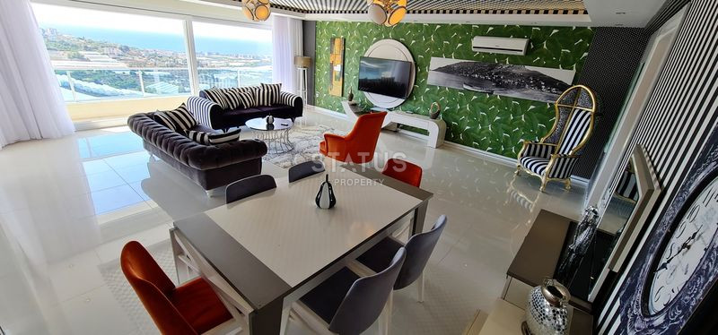 Меблированный дуплекс 3+1 с видом на море и природу, 280 м2. Каргыджак, Алания. фото 47