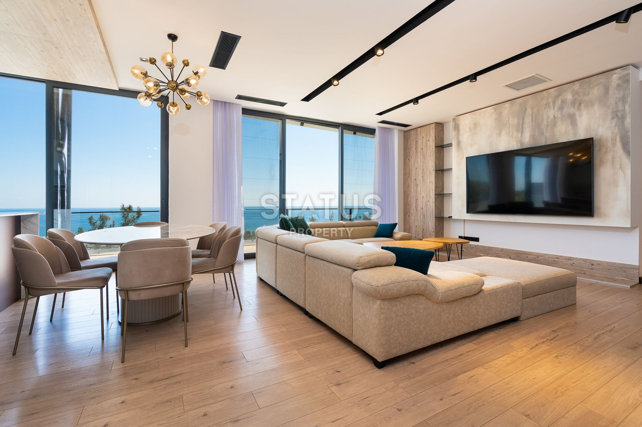 Designer detached 6+2 layout villa in Incekum beach area, 375 sq.m. фото 3