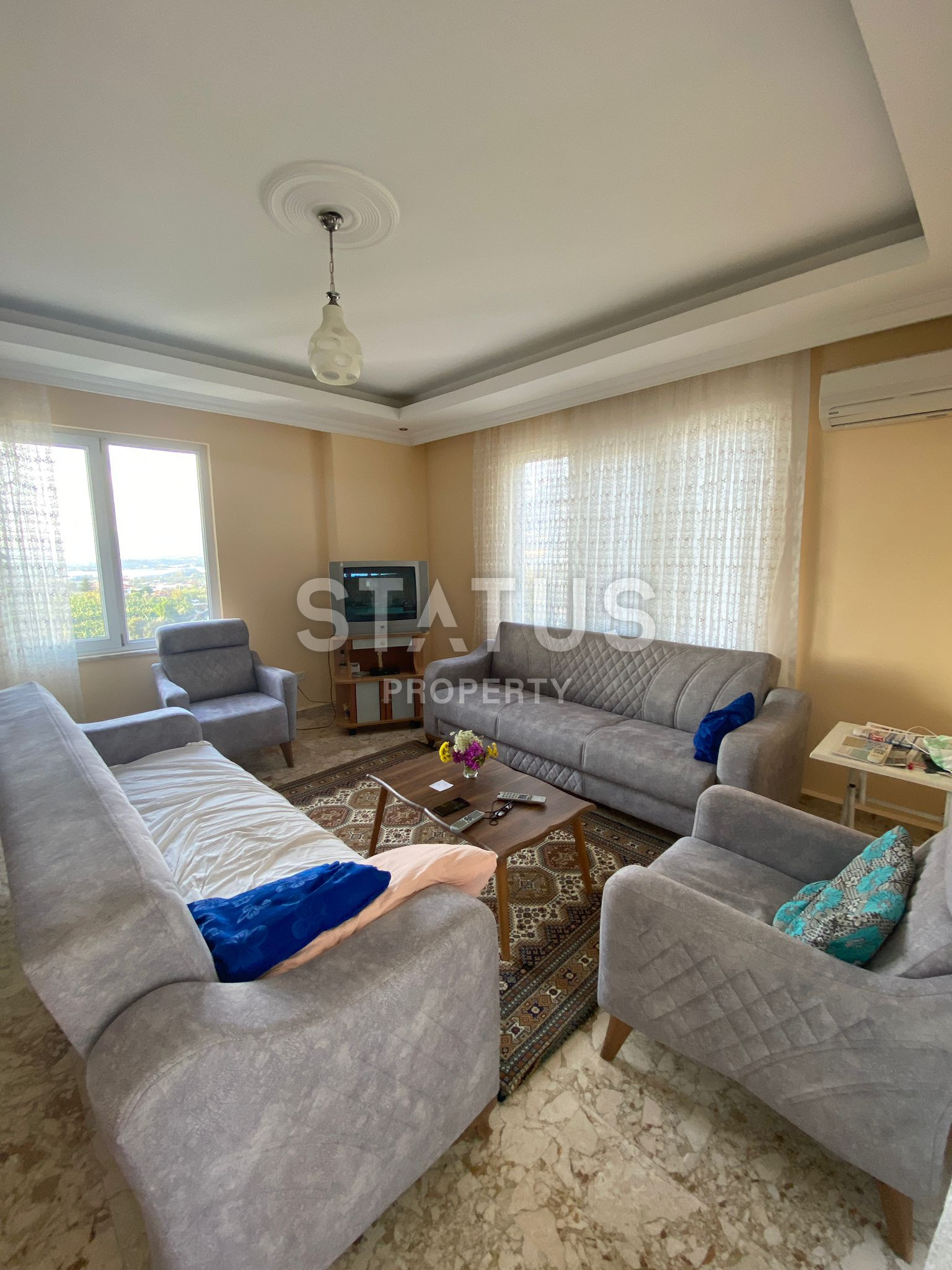 Мебелированая квартира 2+1 с видом на горы, 110 кв.м. фото 18