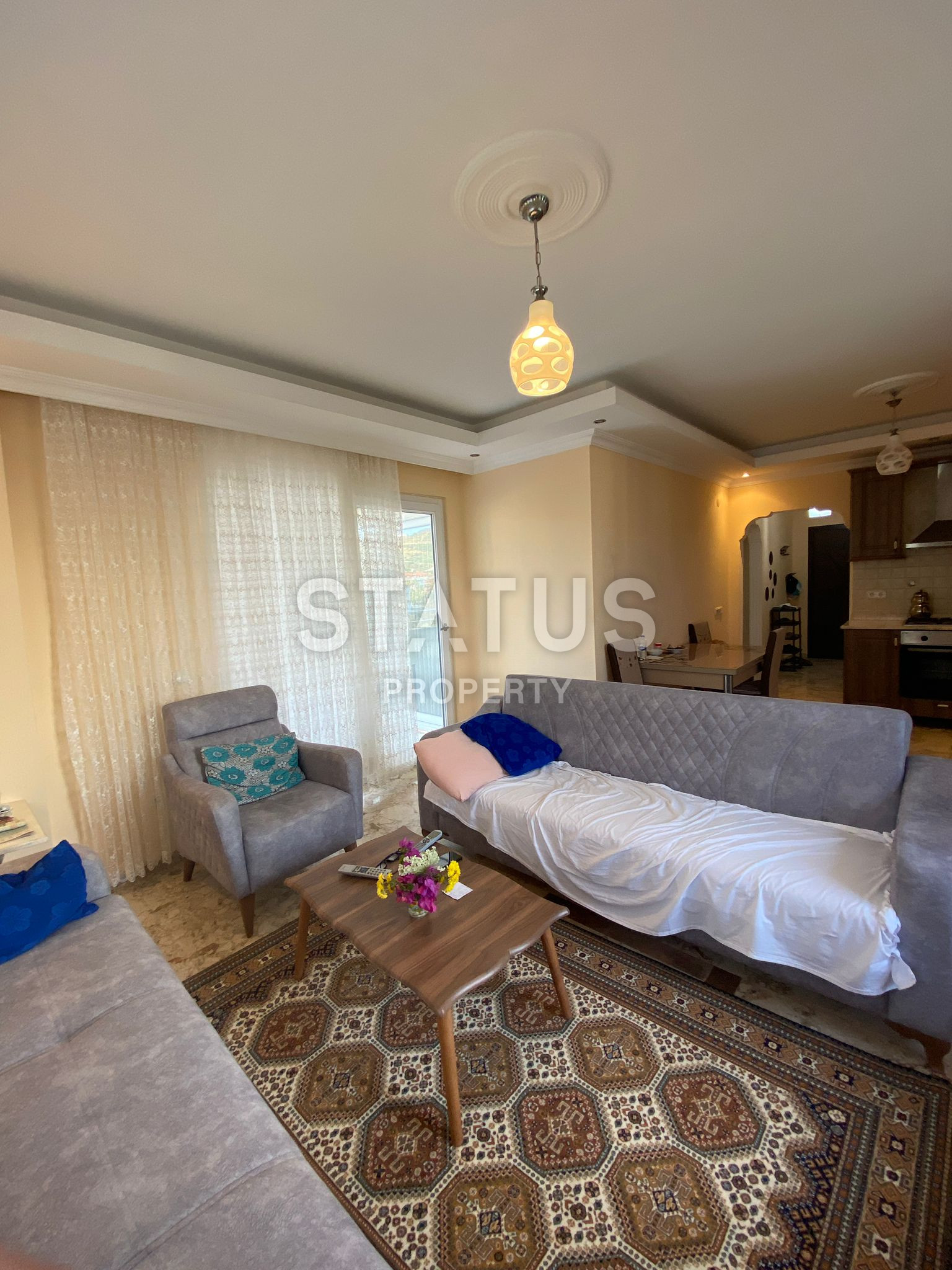 Мебелированая квартира 2+1 с видом на горы, 110 кв.м. фото 22