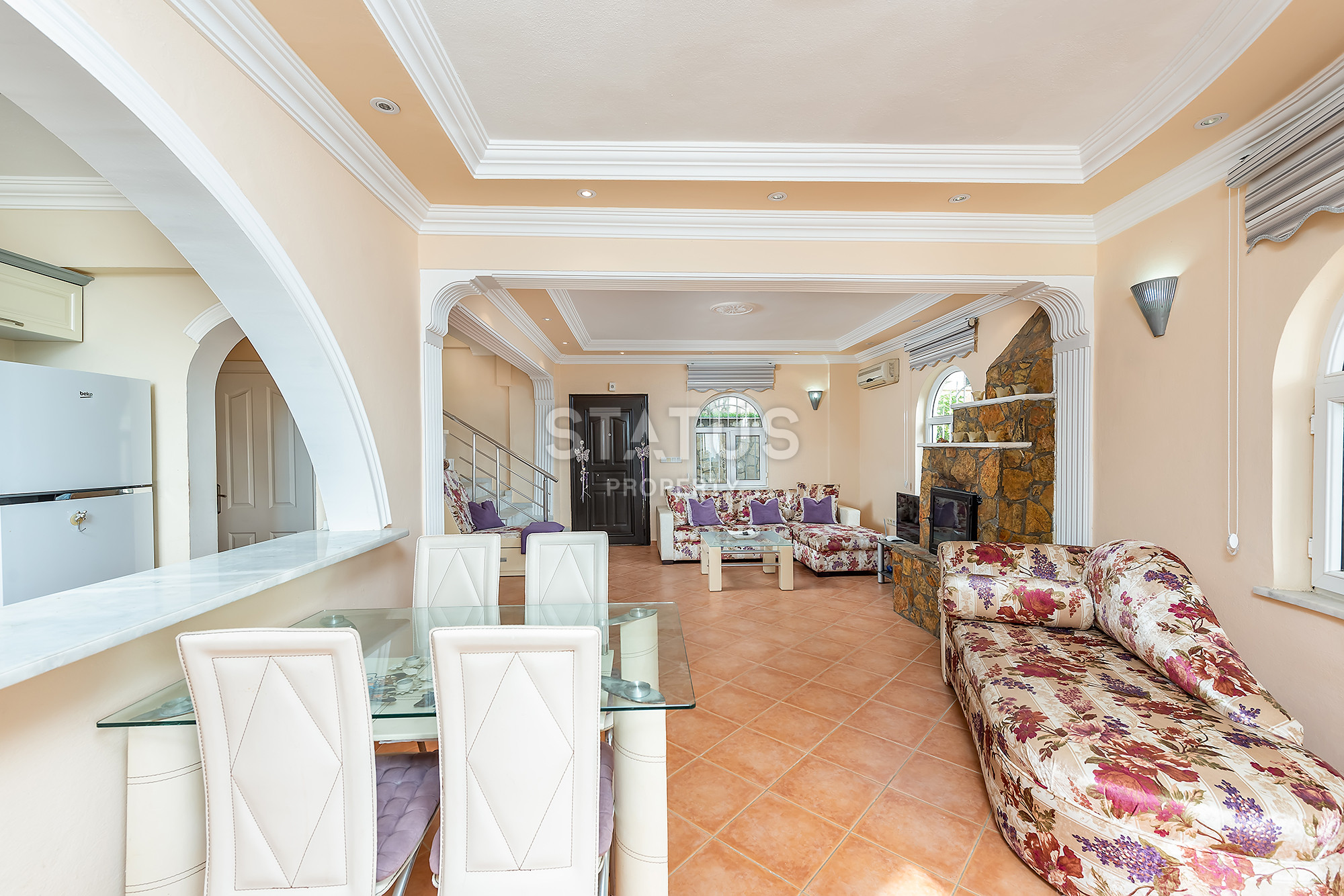 Уютная вилла с камином 3+1 в районе Авсаллар, 160м2 фото 2