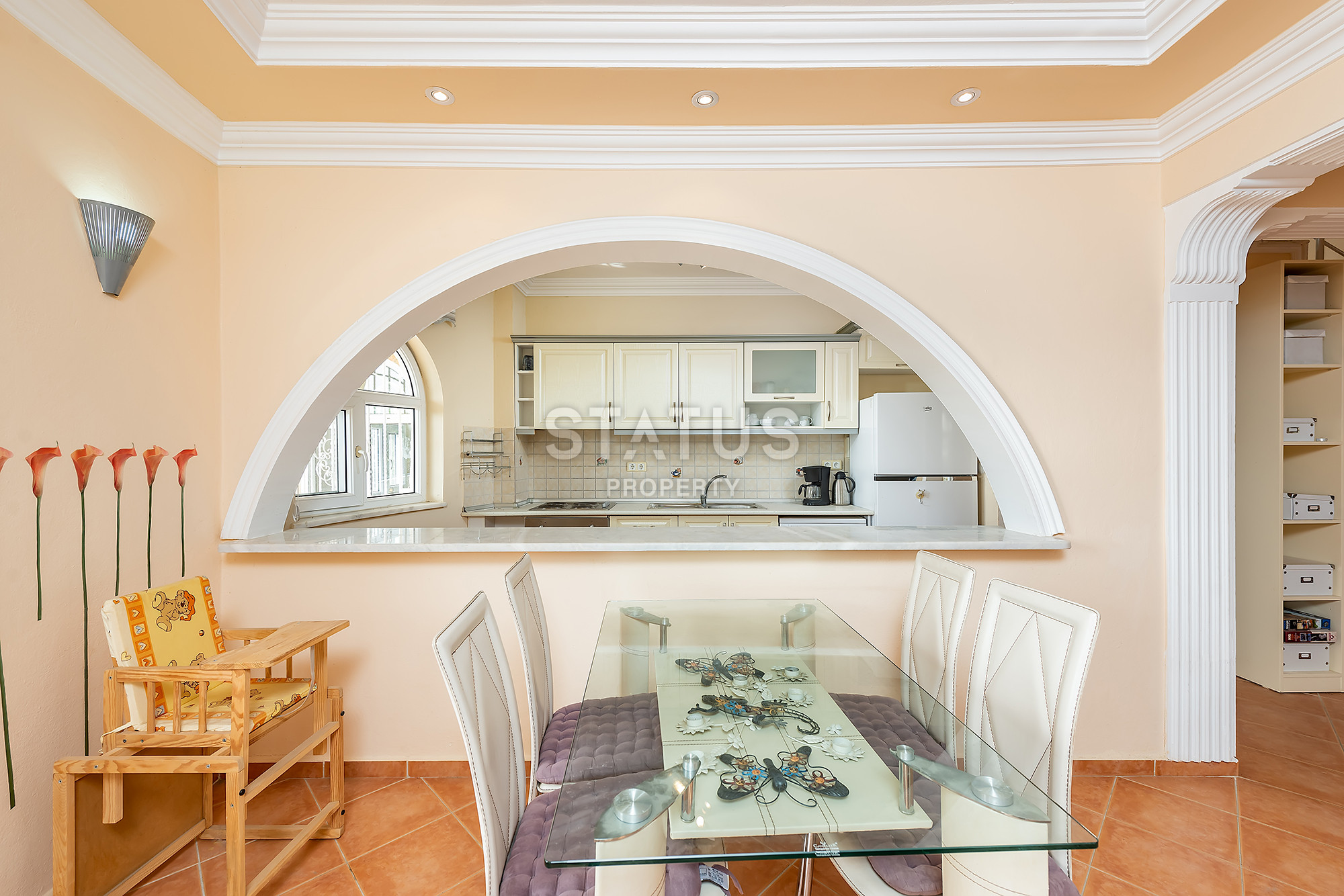 Уютная вилла с камином 3+1 в районе Авсаллар, 160м2 фото 4