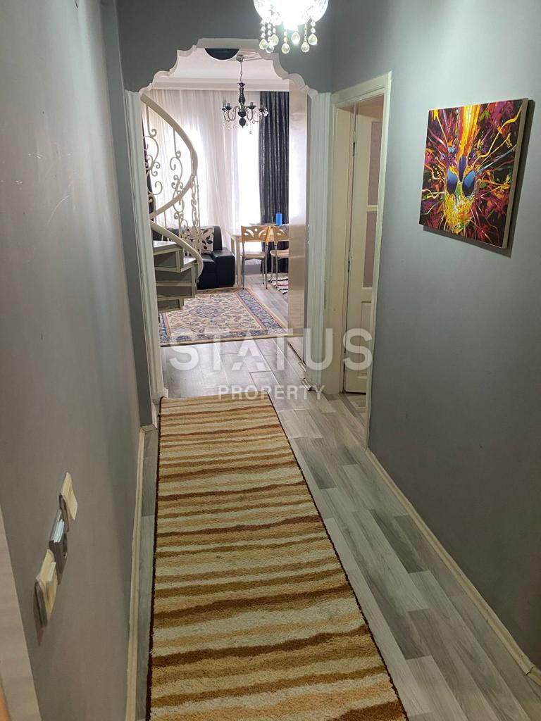 Дуплекс планировки 2+2, в центре Алании в районе пляжа Клеопатра, 130 кв.м фото 3