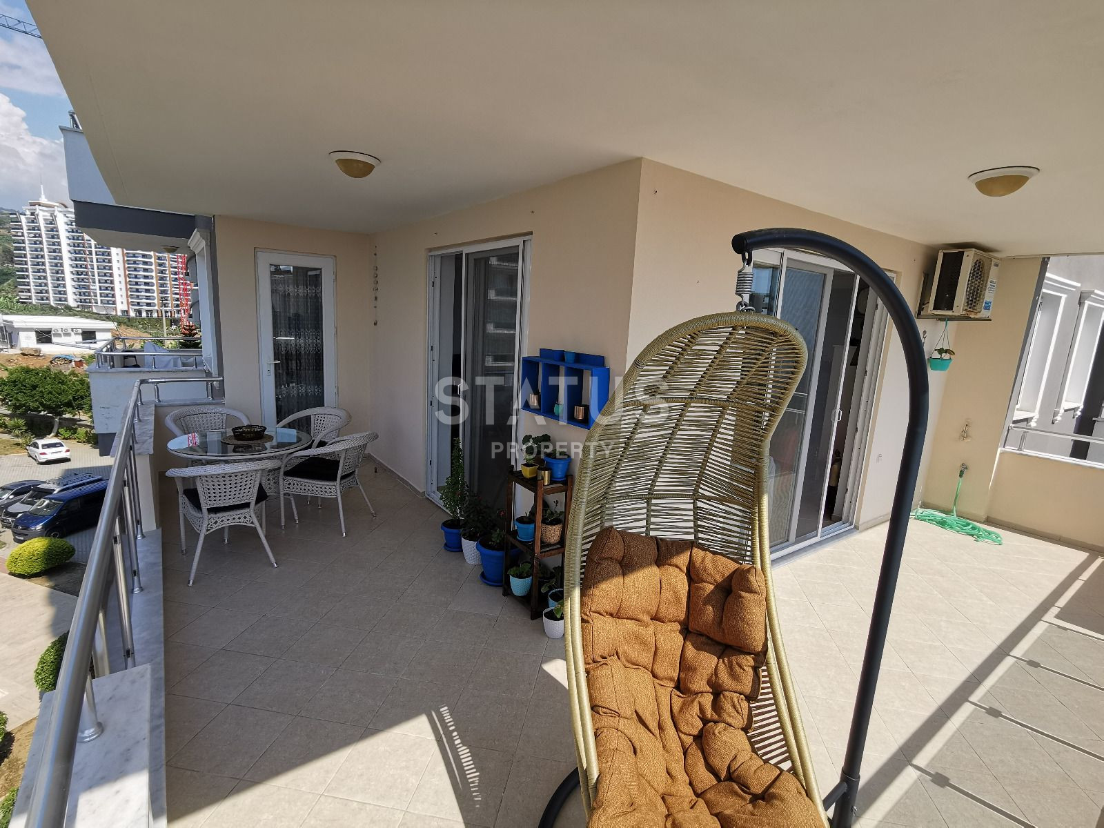 View three-room apartment in Mahmutlar with furniture and appliances, 120m2 фото 17