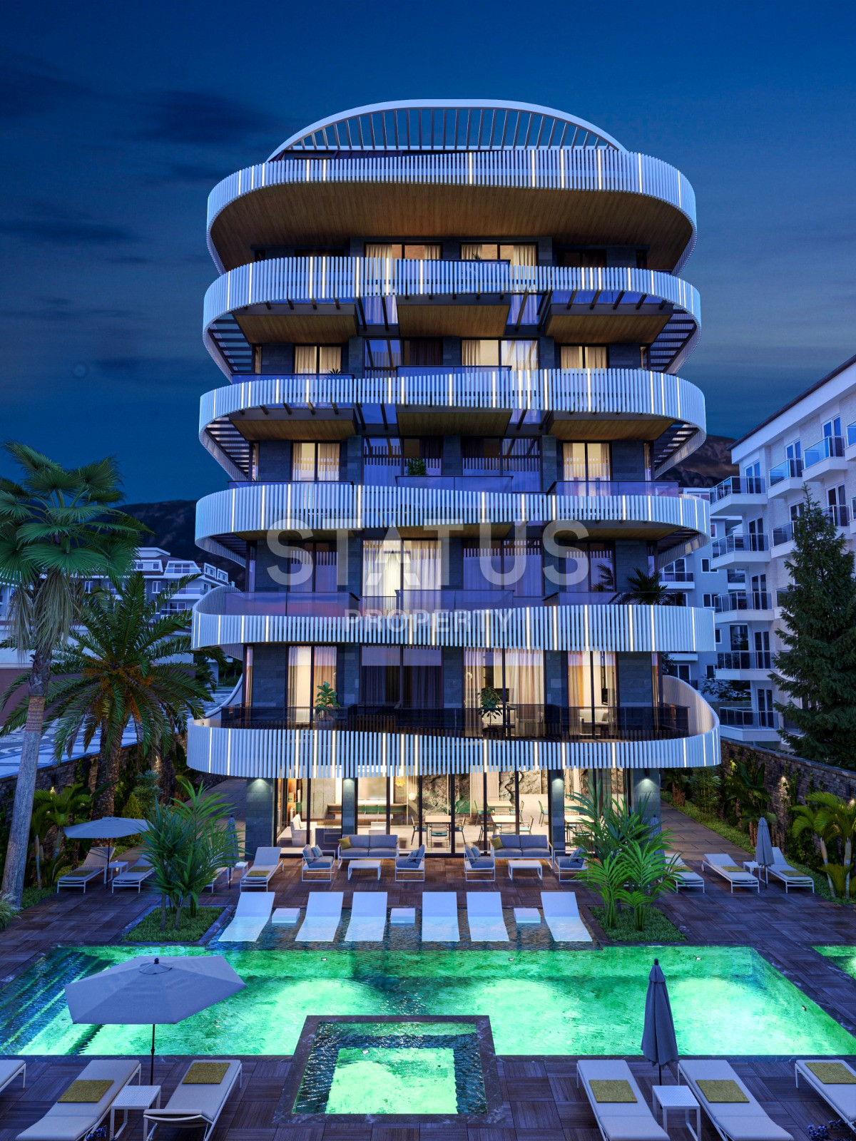Elite class project by the sea in Kestel. Apartments from 48 to 211 m2. фото 3