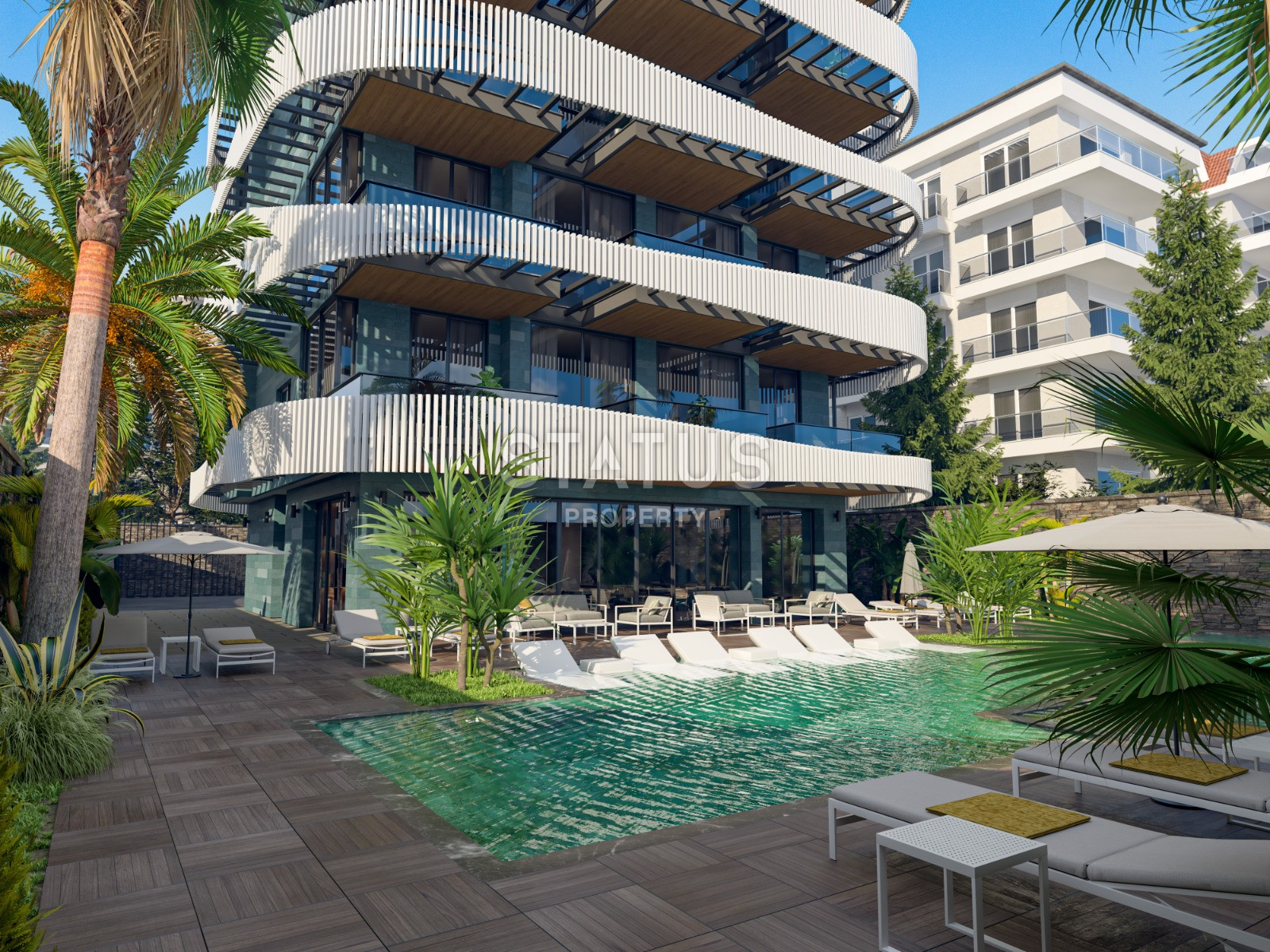 Elite class project by the sea in Kestel. Apartments from 48 to 211 m2. фото 7
