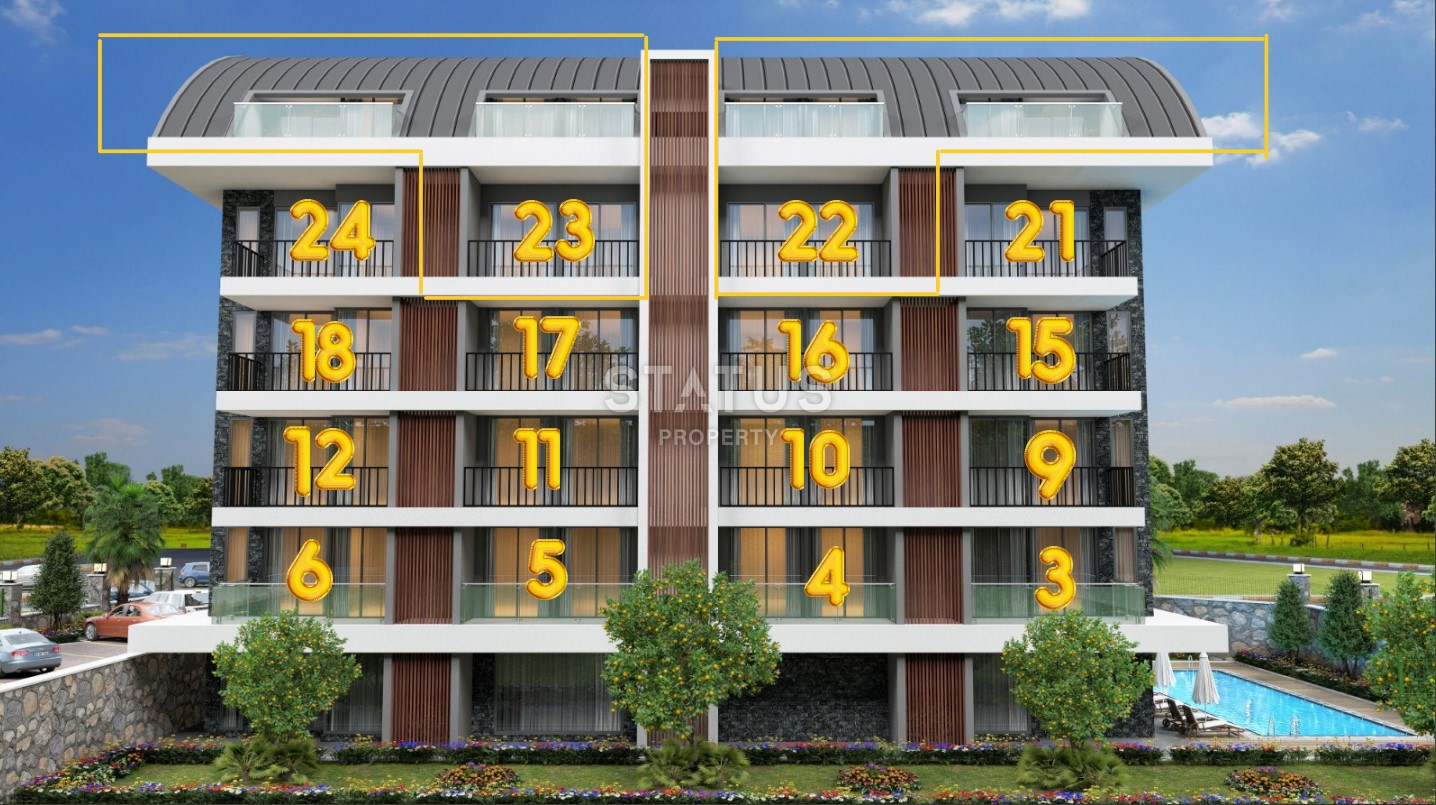 Новый проект с удобной локацией в районе Оба. Квартиры от 50 м2. фото 11