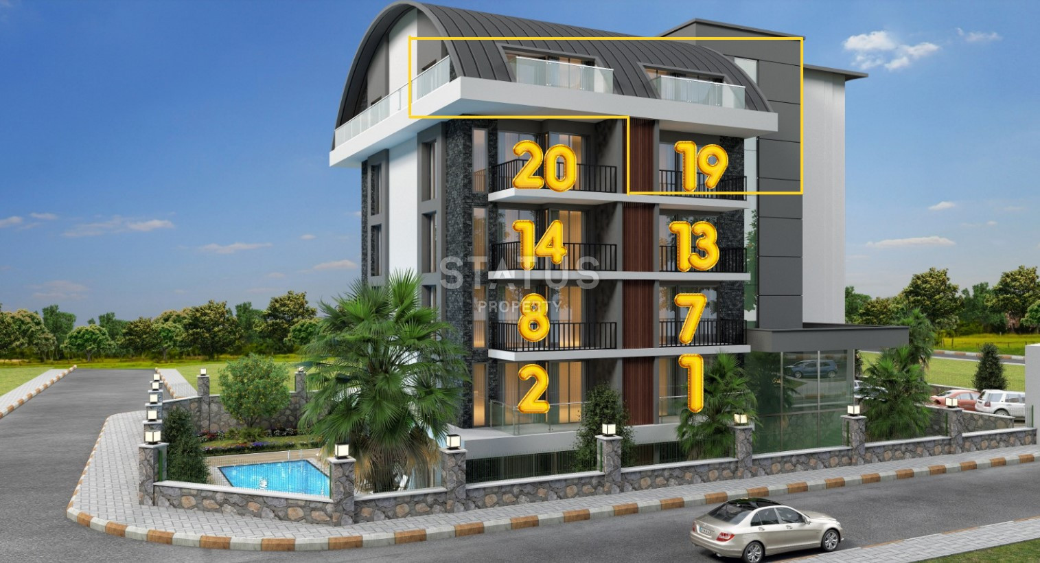 Новый проект с удобной локацией в районе Оба. Квартиры от 50 м2. фото 13