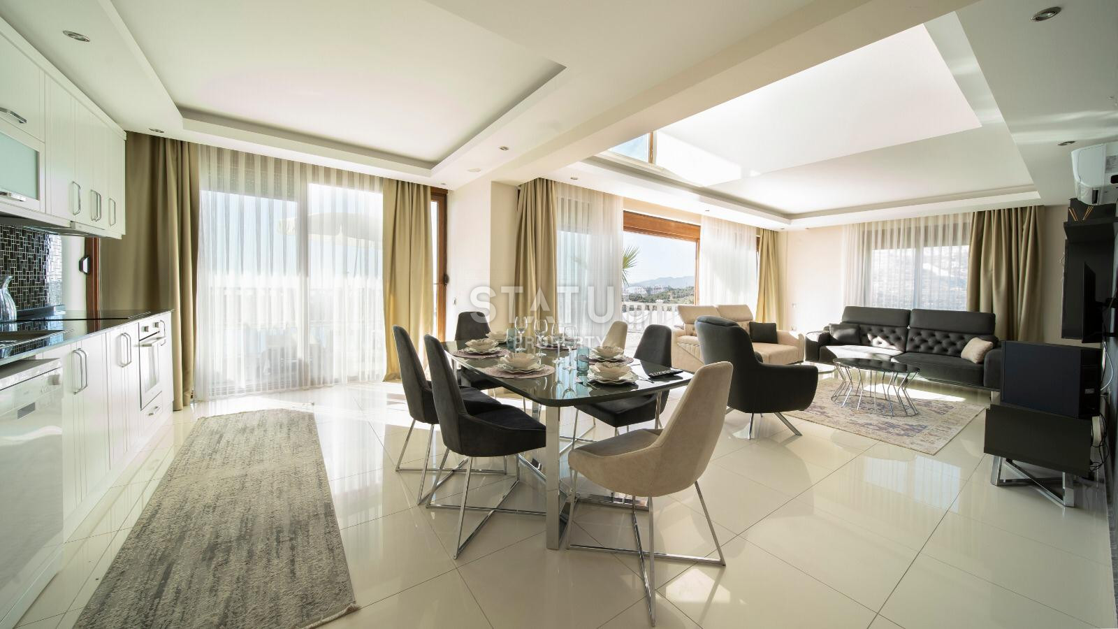 7 люкс вилл под ГРАЖДАНСТВО в Каргыджаке, 250м2 фото 3