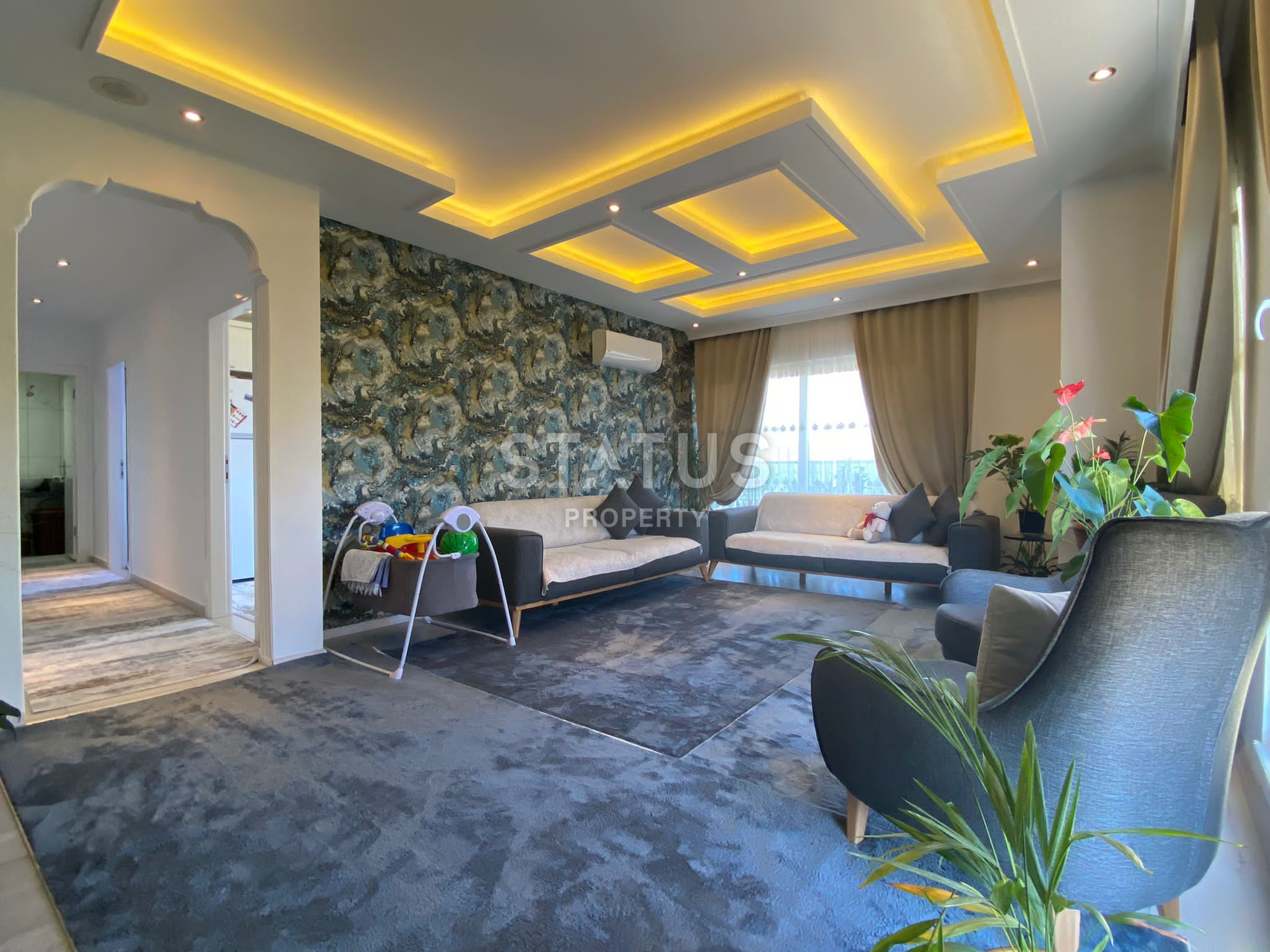 Просторный меблированный пентхаус 3+1 в уникальном месте района Авсаллар, 215 м2. фото 7