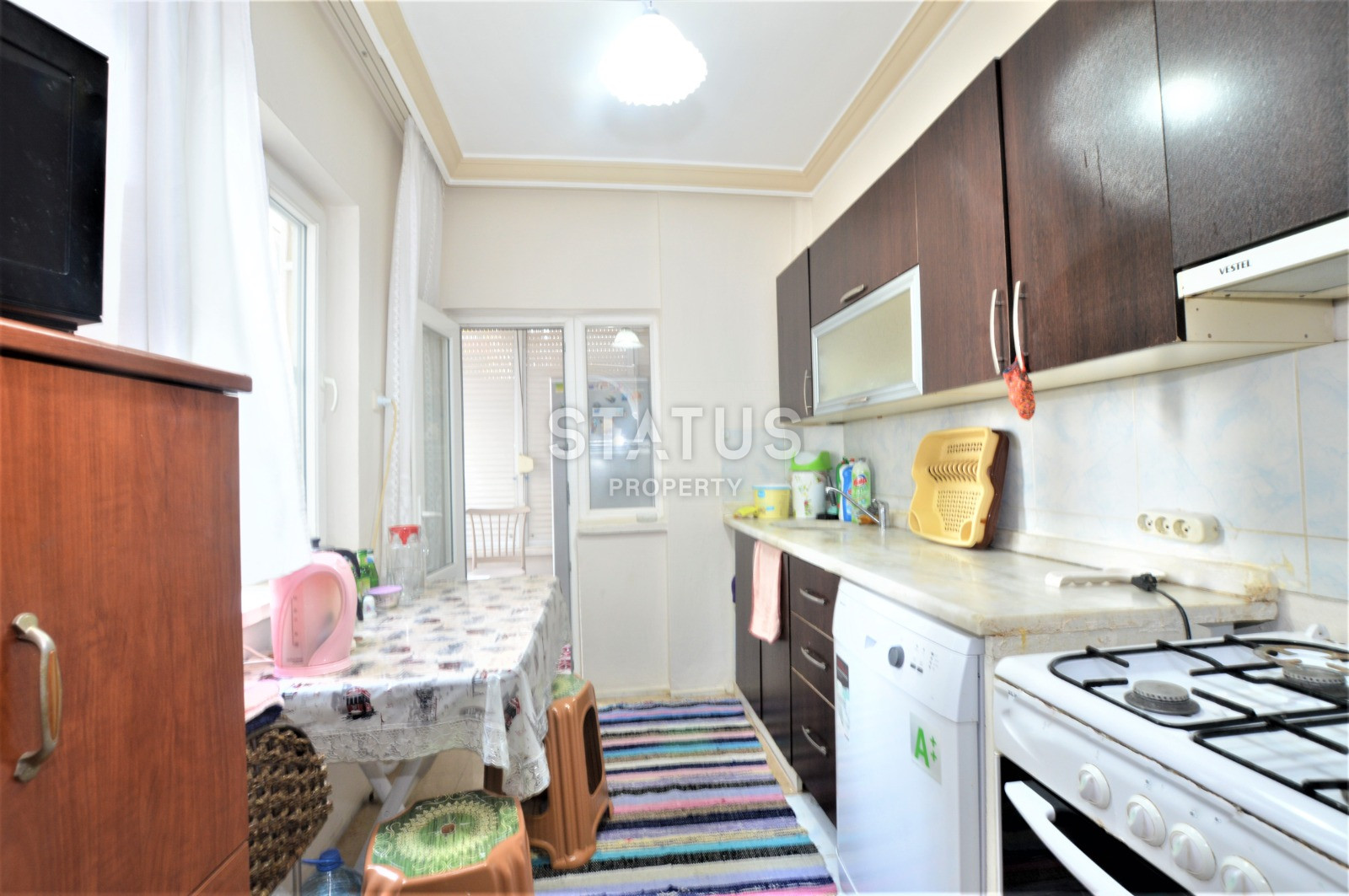 Budget apartment 2+1 in the center of Alanya, just 100 meters from Keykubad beach. фото 5