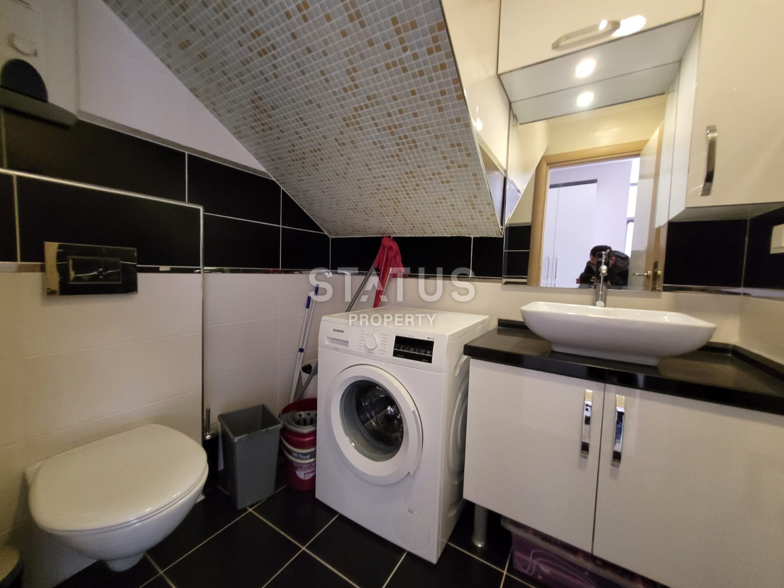 Двухуровневые апартаменты 2+1 в трёх минутах от пляжа Клеопатры, 120 м2 фото 8