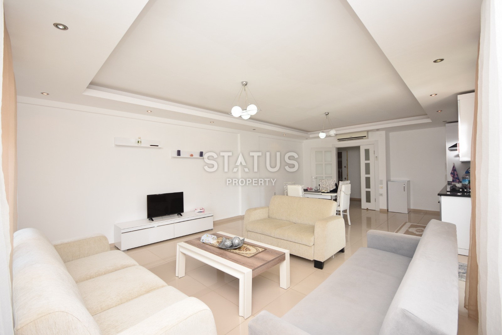 Apartment 2+1 furnished 800 meters from the sea, in Kargicak, 125 sq.m. фото 29