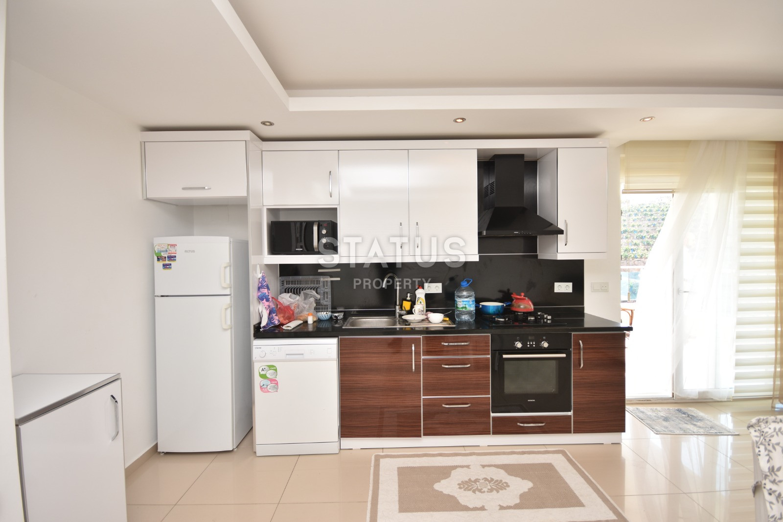 Apartment 2+1 furnished 800 meters from the sea, in Kargicak, 125 sq.m. фото 32