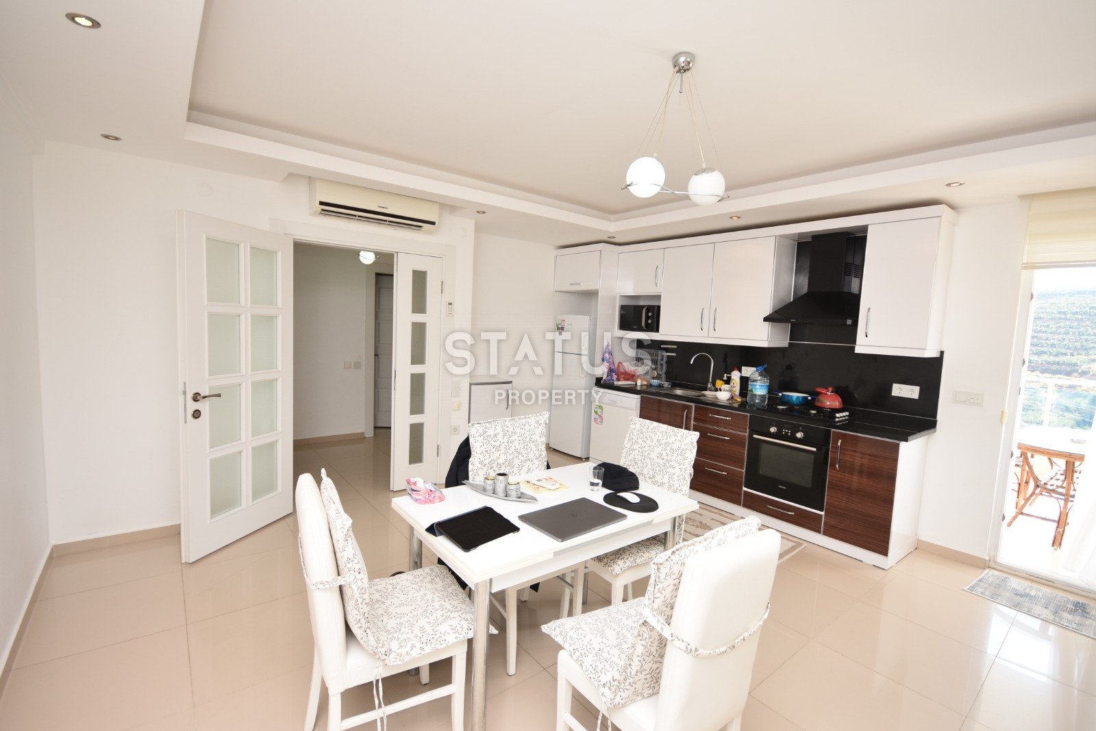 Apartment 2+1 furnished 800 meters from the sea, in Kargicak, 125 sq.m. фото 41