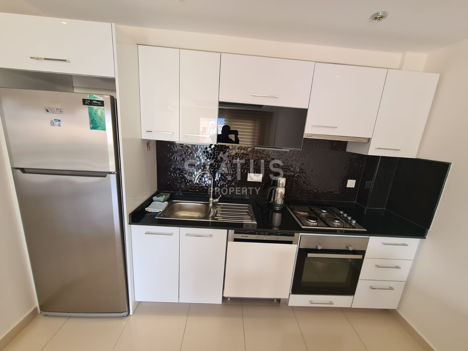 Меблированная двухкомнатная квартира в европейском районе Оба, большая инфраструктура в комплексе, 60м2 фото 5