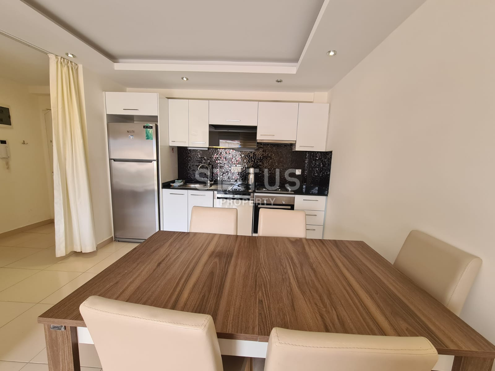 Меблированная двухкомнатная квартира в европейском районе Оба, большая инфраструктура в комплексе, 60м2 фото 6