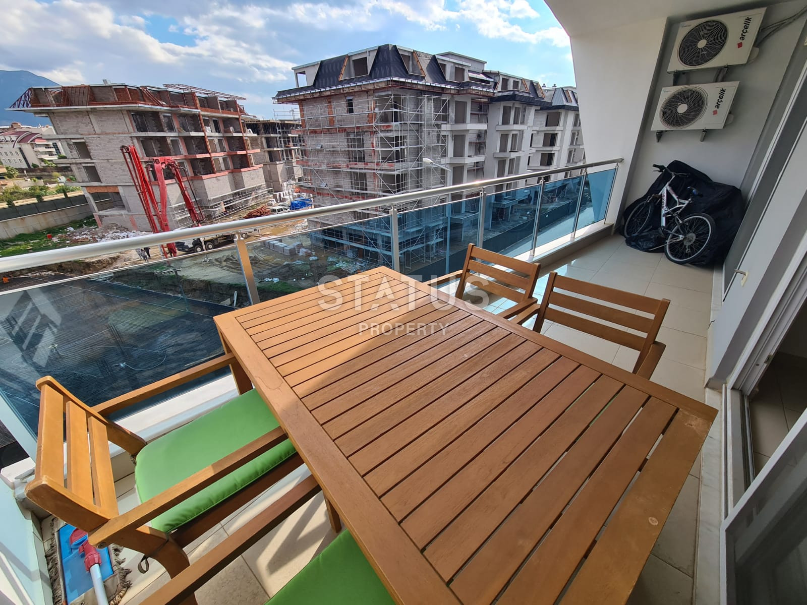 Меблированная двухкомнатная квартира в европейском районе Оба, большая инфраструктура в комплексе, 60м2 фото 15