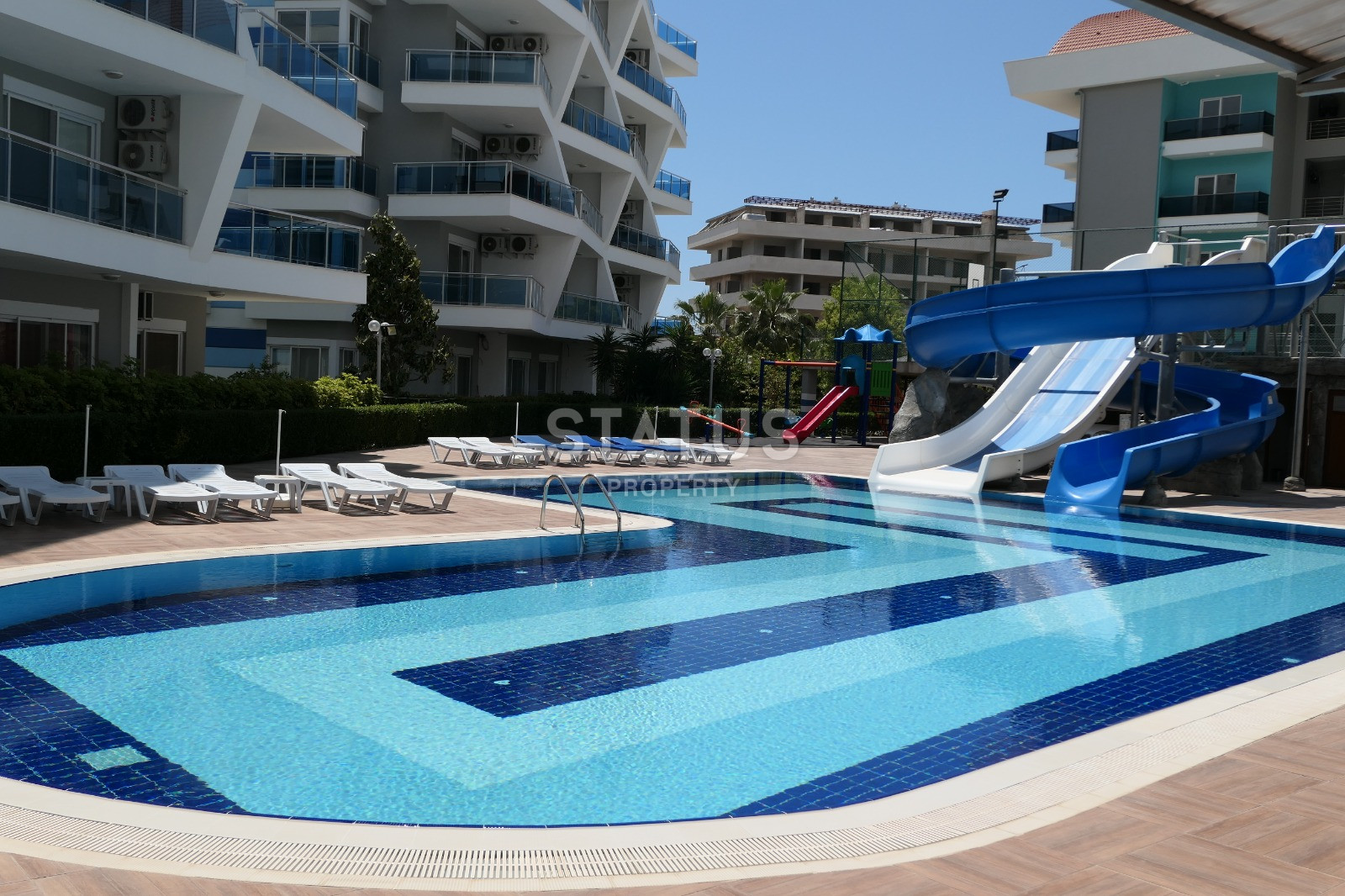 Меблированная двухкомнатная квартира в европейском районе Оба, большая инфраструктура в комплексе, 60м2 фото 27