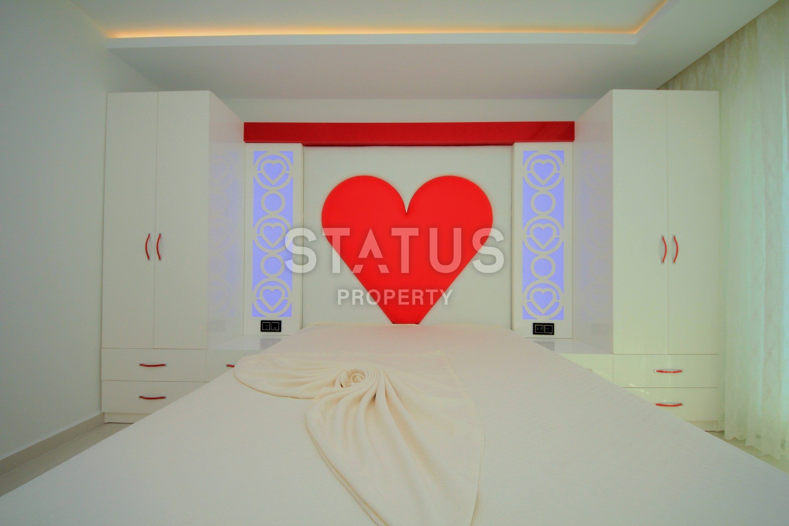 Luxury apartments! Direct sea view! Complex on the first line in Kargicak 70 sq.m. фото 24