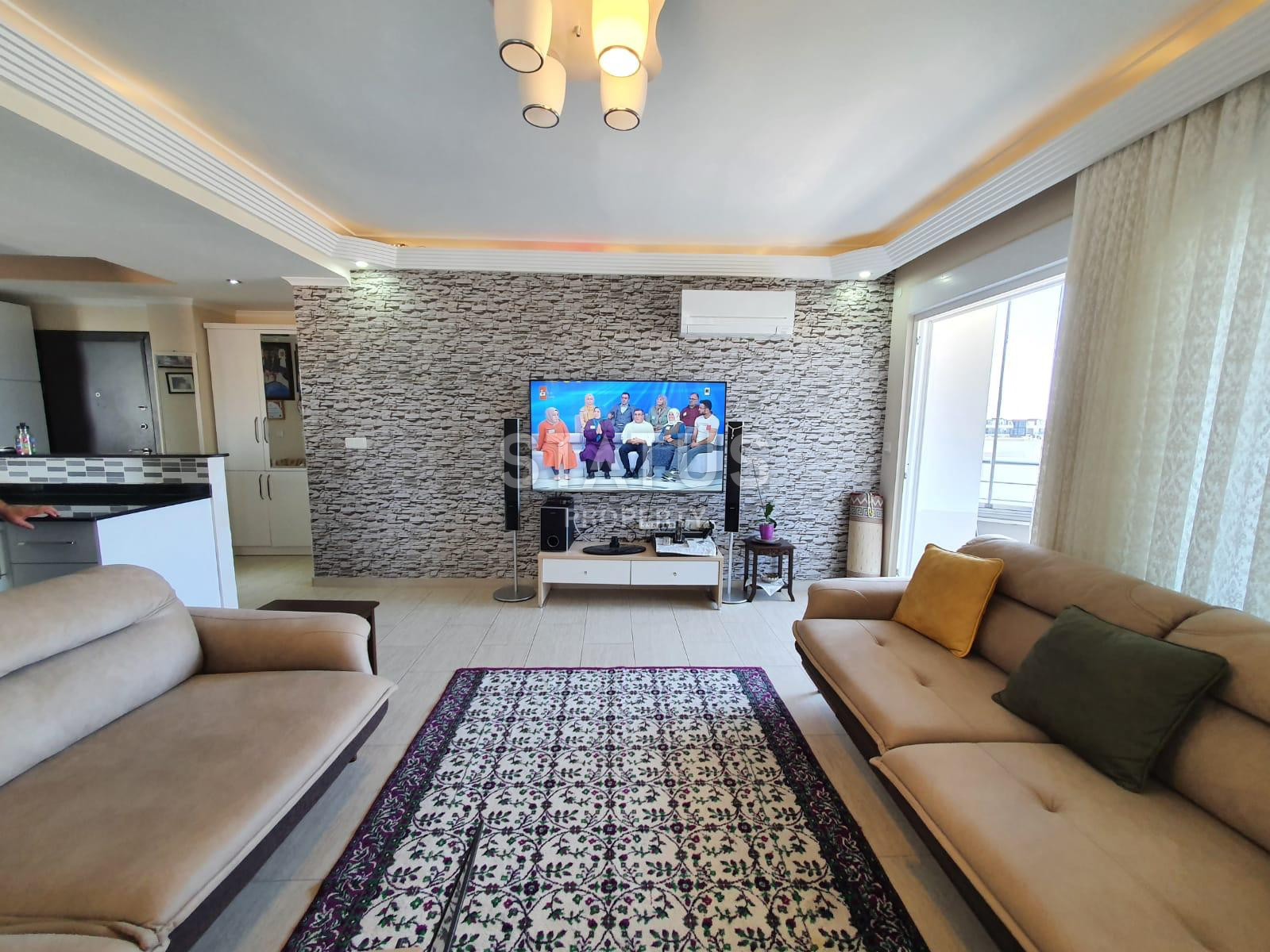 Three-room apartment with sea and mountain views in Mahmutlar, 115m2 фото 7