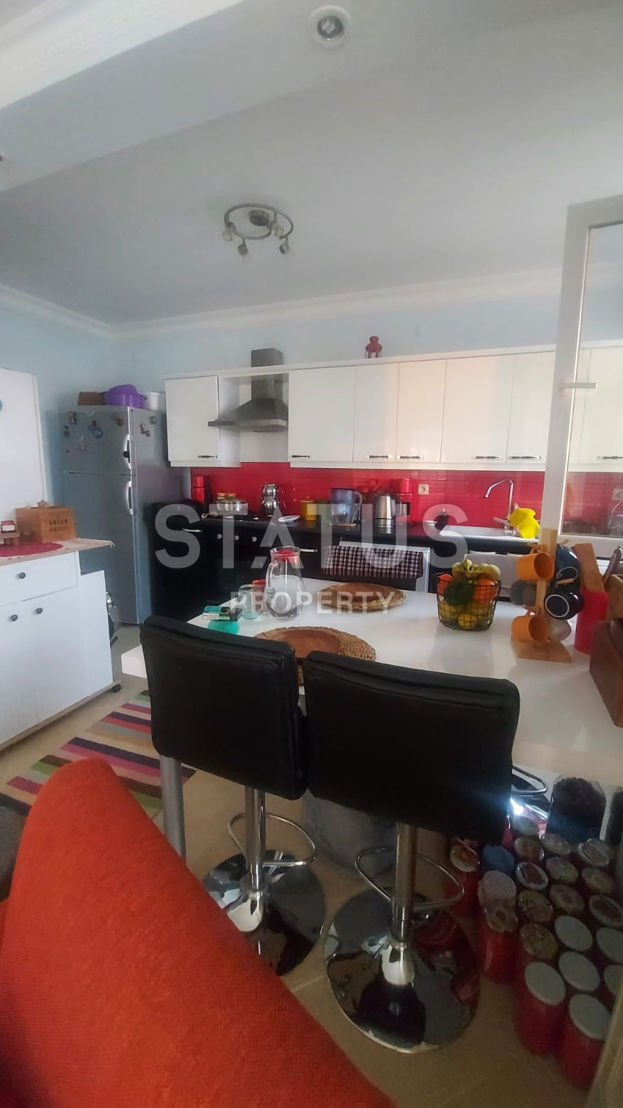 Меблированная трехкомнатная квартира с видом на море и горы, 115м.кв фото 10