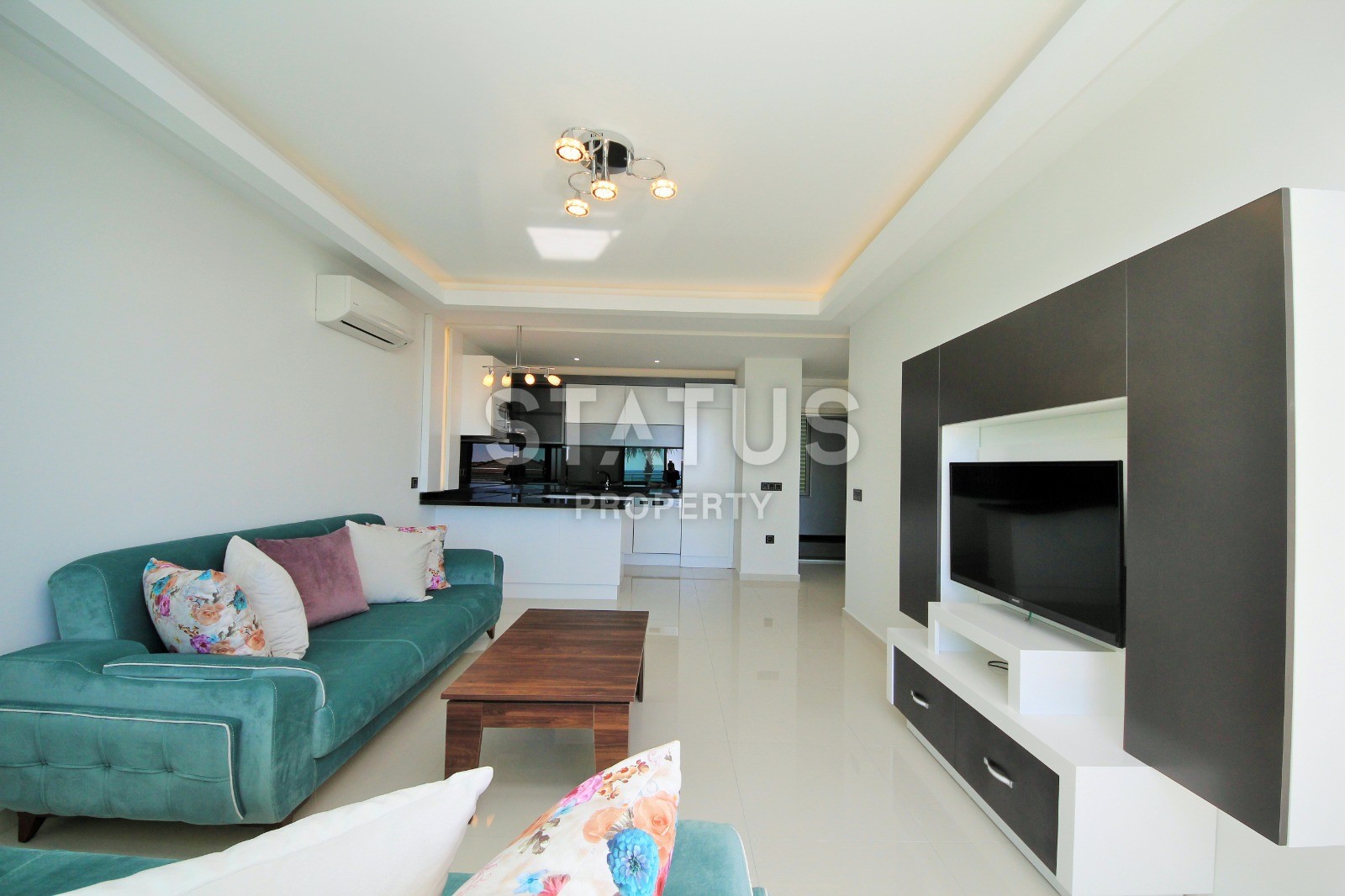 Luxury apartments! Direct sea view! Complex on the first line in Kargicak 70 sq.m. фото 29