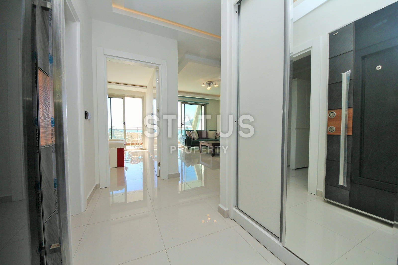 Luxury apartments! Direct sea view! Complex on the first line in Kargicak 70 sq.m. фото 30