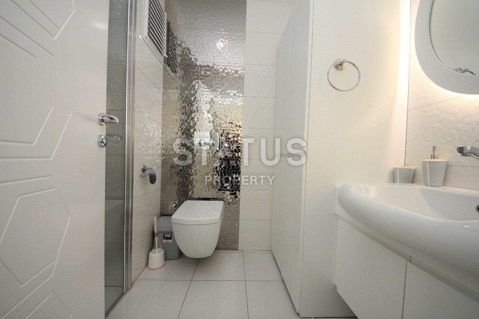 Luxury apartments! Direct sea view! Complex on the first line in Kargicak 70 sq.m. фото 31