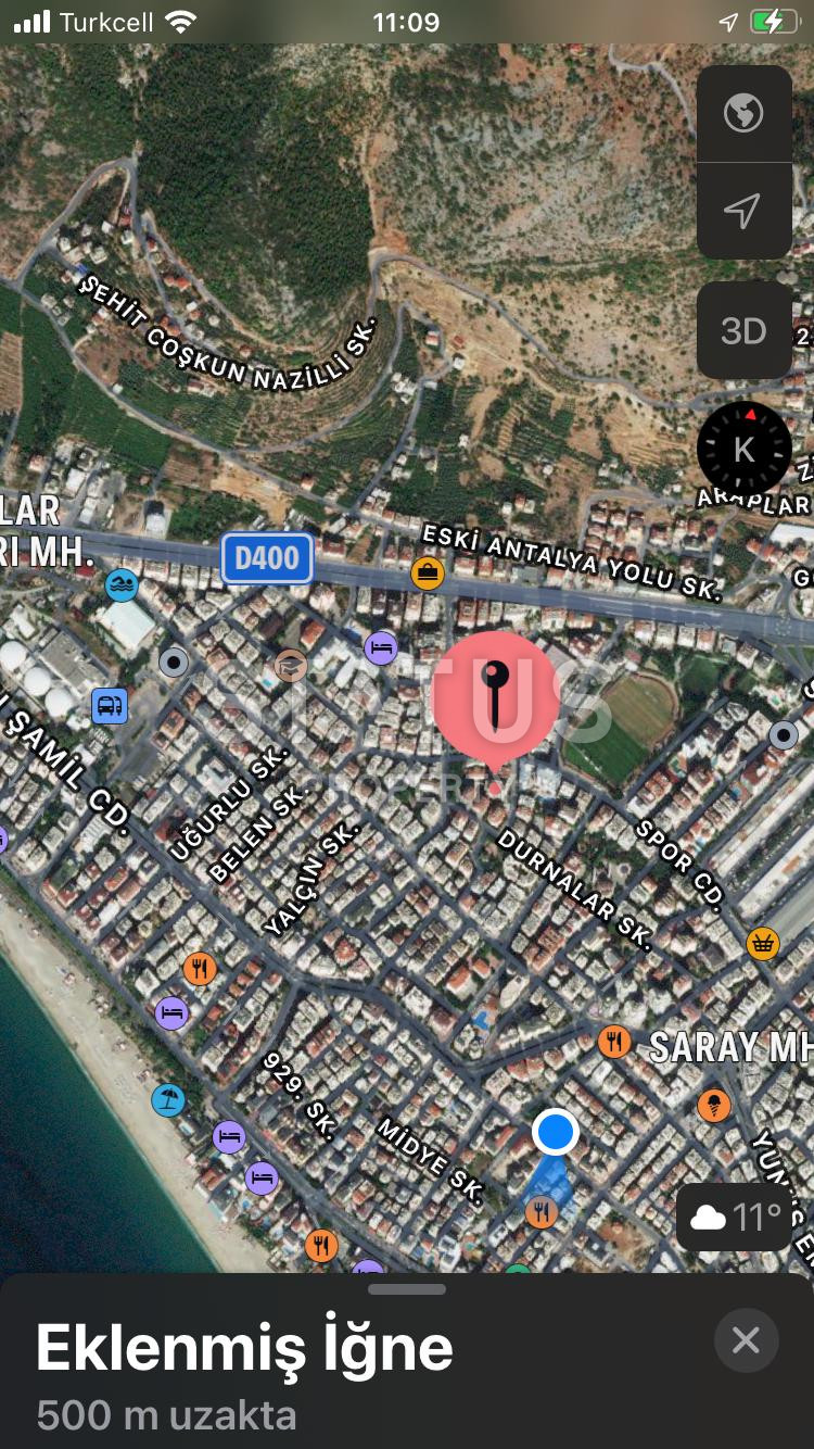 Квартира 2+1 с мебелью, в центре Алании, 110 кв.м. фото 15