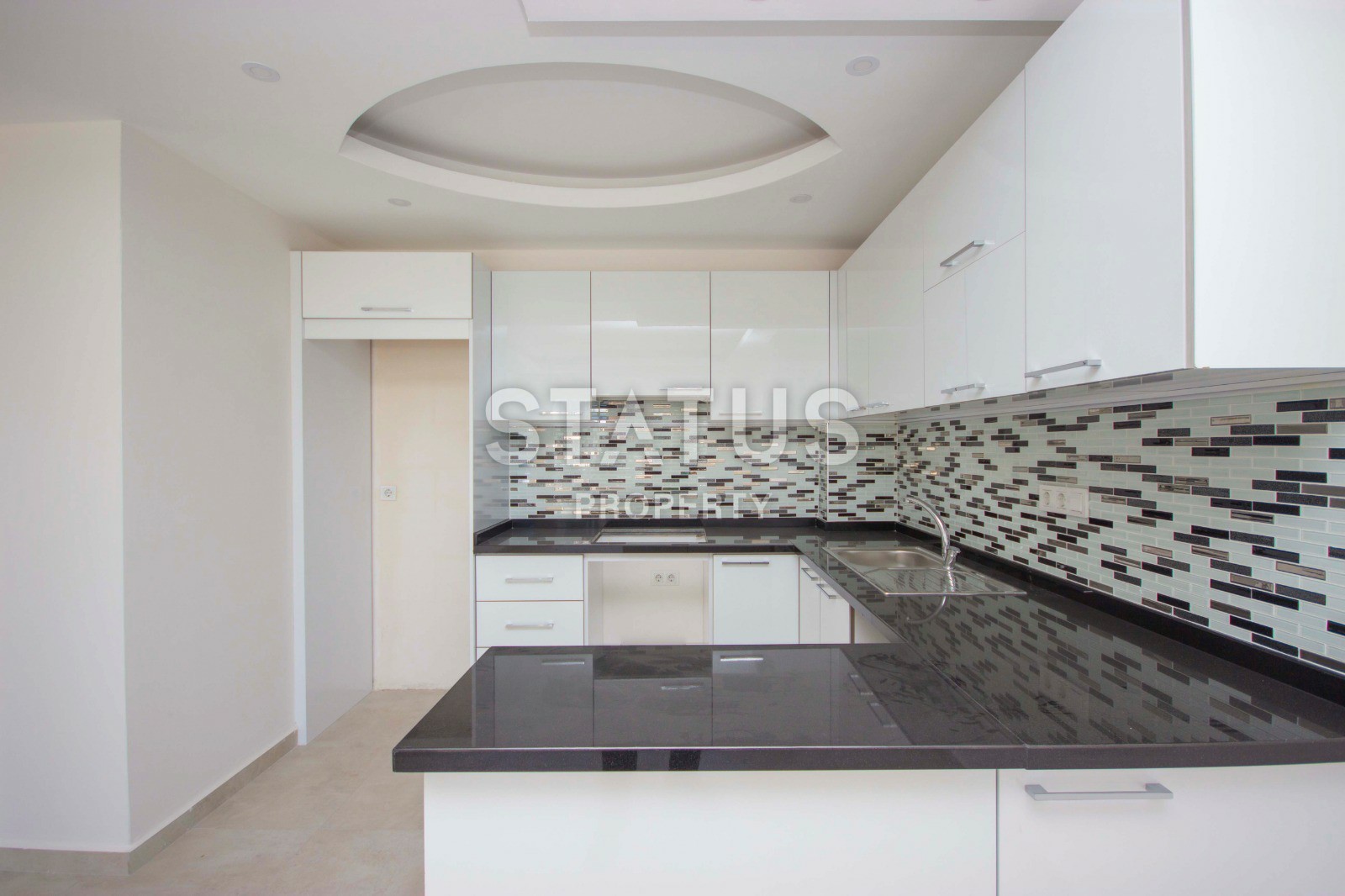 Новая квартира с видом на море в начале района Махмутлар фото 10