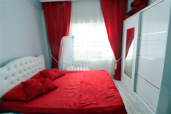 Меблированная квартира 2+1 с хорошей планировкой в 150 метрах от моря, 110 м2 в Махмутларе. фото 8