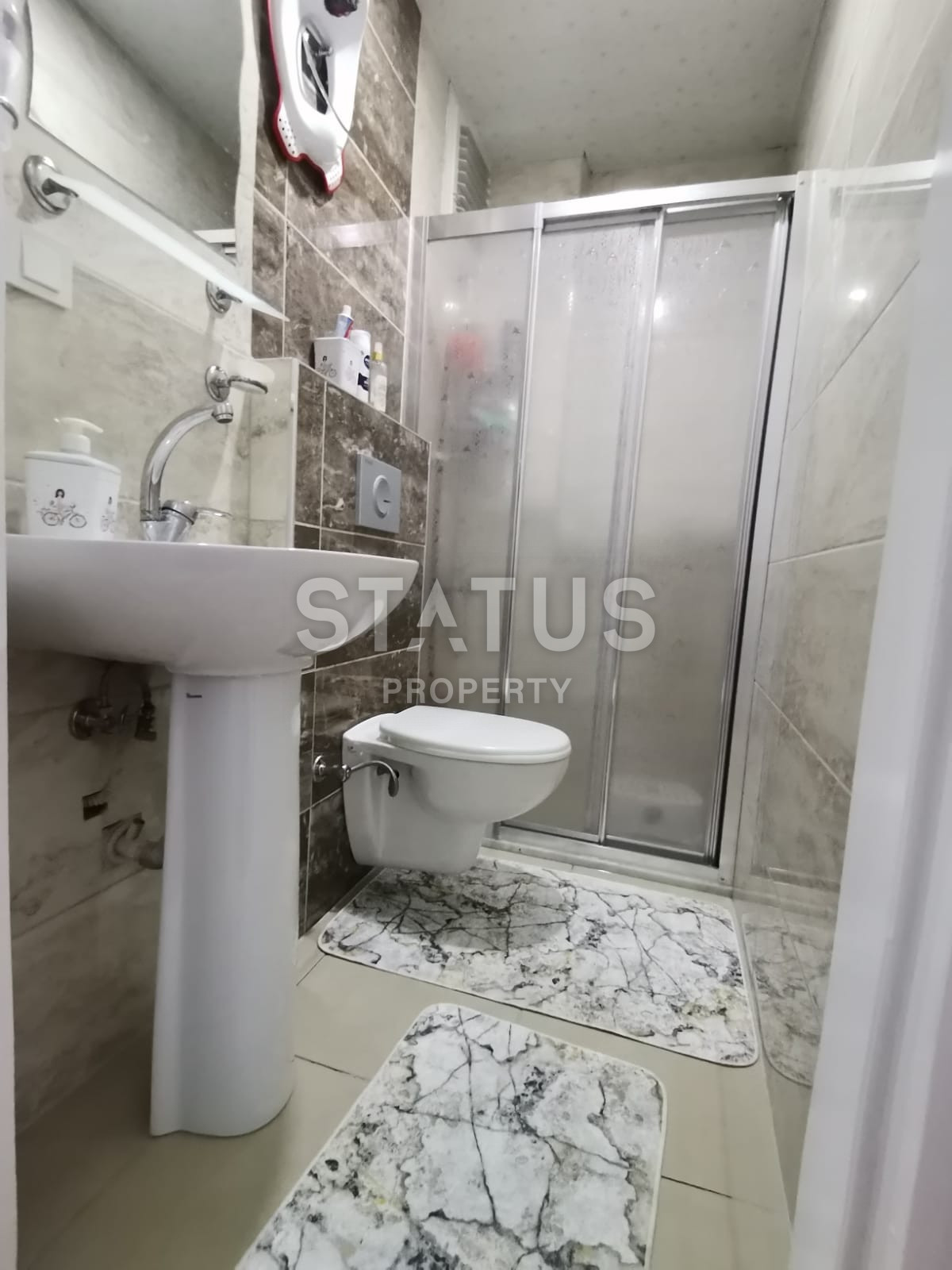 Меблированная квартира 2+1 с хорошей планировкой в 150 метрах от моря, 110 м2 в Махмутларе. фото 12