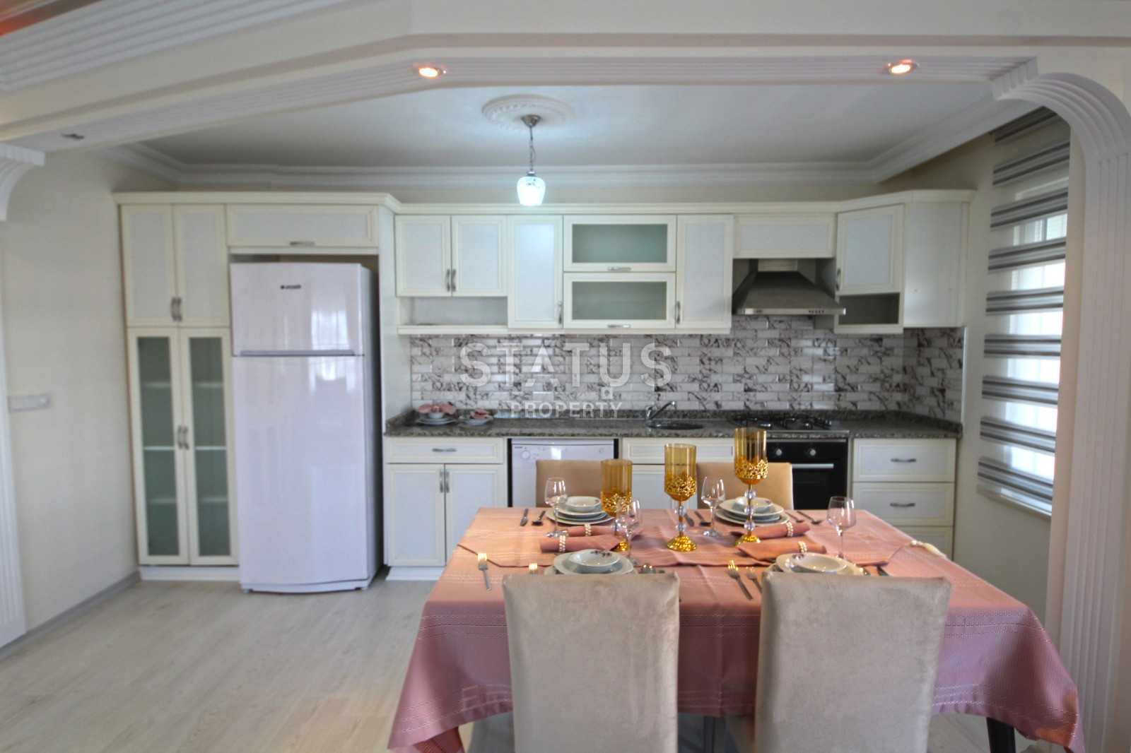 Квартира 2+1 с мебелью и техникой в 450 метрах от Средиземного моря, 115 кв.м. фото 9